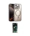 ieg™ iPhone 16 Pro Max Kılıf Yadigar Asil Koleksiyonu - Siyah 360 Mat Full Body Arka Koruyucu