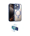 ieg™ iPhone 16 Pro Max Kılıf Yadigar Asil Koleksiyonu - Siyah 3D Antistatik Cam Ekran Koruyucu