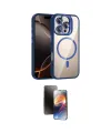 ieg™ iPhone 16 Pro Max Kılıf Yadigar Asil Koleksiyonu - Siyah 3D Antistatik Mat Seramik Nano Ekran Koruyucu