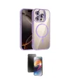 ieg™ iPhone 16 Pro Max Kılıf Yadigar Asil Koleksiyonu - Siyah 3D Antistatik Mat Seramik Nano Ekran Koruyucu