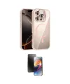 ieg™ iPhone 16 Pro Max Kılıf Yadigar Asil Koleksiyonu - Siyah 3D Antistatik Mat Seramik Nano Ekran Koruyucu