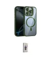 ieg™ iPhone 16 Pro Max Kılıf Yadigar Asil Koleksiyonu - Siyah Bilvis 3D Cam Ekran Koruyucu