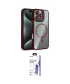 ieg™ iPhone 16 Pro Max Kılıf Yadigar Asil Koleksiyonu - Siyah Bilvis 3X AR HD Cam Ekran Koruyucu