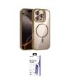 ieg™ iPhone 16 Pro Max Kılıf Yadigar Asil Koleksiyonu - Siyah Bilvis 3X AR HD Cam Ekran Koruyucu