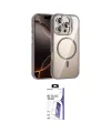 ieg™ iPhone 16 Pro Max Kılıf Yadigar Asil Koleksiyonu - Siyah Bilvis 3X AR HD Cam Ekran Koruyucu