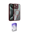 ieg™ iPhone 16 Pro Max Kılıf Yadigar Asil Koleksiyonu - Siyah Bilvis 5in1 3D Magic Cam Ekran Koruyucu
