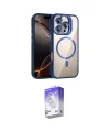 ieg™ iPhone 16 Pro Max Kılıf Yadigar Asil Koleksiyonu - Siyah Bilvis 5in1 3D Magic Cam Ekran Koruyucu