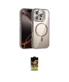 ieg™ iPhone 16 Pro Max Kılıf Yadigar Asil Koleksiyonu - Siyah Buffer Cam Ekran Koruyucu