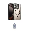 ieg™ iPhone 16 Pro Max Kılıf Yadigar Asil Koleksiyonu - Siyah Joko Magic 5D Cam