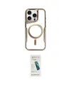 ieg™ iPhone 16 Pro Max Kılıf Yadigar Klasik Özel Seri - Şeffaf Pasifik Cam Ekran Koruyucu
