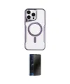 ieg™ iPhone 16 Pro Max Kılıf Yadigar Klasik Özel Seri - Siyah 3D Antistatik Hayalet Cam Ekran Koruyucu