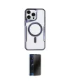 ieg™ iPhone 16 Pro Max Kılıf Yadigar Klasik Özel Seri - Siyah 3D Antistatik Hayalet Cam Ekran Koruyucu