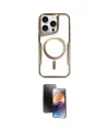 ieg™ iPhone 16 Pro Max Kılıf Yadigar Klasik Özel Seri - Siyah 3D Antistatik Mat Seramik Nano Ekran Koruyucu