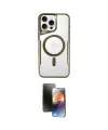 ieg™ iPhone 16 Pro Max Kılıf Yadigar Klasik Özel Seri - Siyah 3D Antistatik Mat Seramik Nano Ekran Koruyucu