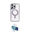 ieg™ iPhone 16 Pro Max Kılıf Yadigar Klasik Özel Seri - Siyah 3D Antistatik Seramik Nano Ekran Koruyucu
