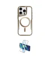 ieg™ iPhone 16 Pro Max Kılıf Yadigar Klasik Özel Seri - Siyah 3D Antistatik Seramik Nano Ekran Koruyucu