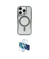 ieg™ iPhone 16 Pro Max Kılıf Yadigar Klasik Özel Seri - Siyah 3D Antistatik Seramik Nano Ekran Koruyucu