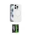 ieg™ iPhone 16 Pro Max Kılıf Yankı Form Serisi - Şeffaf 360 Full Body Arka Koruyucu