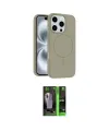 ieg™ iPhone 16 Pro Max Kılıf Yankı Form Serisi - Şeffaf 360 Full Body Arka Koruyucu