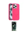 ieg™ iPhone 16 Pro Max Kılıf Yankı Form Serisi - Siyah 360 Mat Full Body Arka Koruyucu