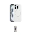 ieg™ iPhone 16 Pro Max Kılıf Yankı Form Serisi - Siyah Bilvis 3D Cam Ekran Koruyucu