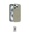 ieg™ iPhone 16 Pro Max Kılıf Yankı Form Serisi - Siyah Bilvis 3D Cam Ekran Koruyucu