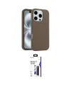 ieg™ iPhone 16 Pro Max Kılıf Yankı Form Serisi - Siyah Bilvis 3X AR Hayalet Cam Ekran Koruyucu