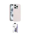 ieg™ iPhone 16 Pro Max Kılıf Yankı Form Serisi - Siyah Bilvis 3X AR Hayalet Cam Ekran Koruyucu