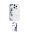 ieg™ iPhone 16 Pro Max Kılıf Yankı Form Serisi - Siyah Bilvis 3X AR HD Cam Ekran Koruyucu
