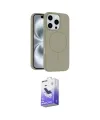 ieg™ iPhone 16 Pro Max Kılıf Yankı Form Serisi - Siyah Bilvis 5in1 5D Magic Hayalet Cam Ekran Koruyucu
