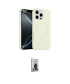 ieg™ iPhone 16 Pro Max Kılıf Yankı Form Serisi - Siyah Bilvis Hayalet Cam Ekran Koruyucu