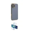 ieg™ iPhone 16 Pro Max Kılıf Yankı Serisi - Siyah 3D Antistatik Cam Ekran Koruyucu