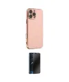 ieg™ iPhone 16 Pro Max Kılıf Yankı Serisi - Siyah 3D Antistatik Hayalet Cam Ekran Koruyucu