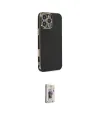 ieg™ iPhone 16 Pro Max Kılıf Yankı Serisi - Siyah Bilvis 3D Cam Ekran Koruyucu