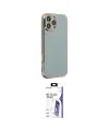 ieg™ iPhone 16 Pro Max Kılıf Yankı Serisi - Siyah Bilvis 3X AR HD Cam Ekran Koruyucu
