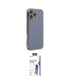 ieg™ iPhone 16 Pro Max Kılıf Yankı Serisi - Siyah Bilvis 3X AR HD Cam Ekran Koruyucu