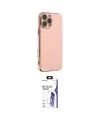 ieg™ iPhone 16 Pro Max Kılıf Yankı Serisi - Siyah Bilvis 3X AR HD Cam Ekran Koruyucu