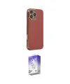 ieg™ iPhone 16 Pro Max Kılıf Yankı Serisi - Siyah Bilvis 5in1 3D Magic Cam Ekran Koruyucu