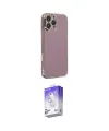 ieg™ iPhone 16 Pro Max Kılıf Yankı Serisi - Siyah Bilvis 5in1 3D Magic Cam Ekran Koruyucu