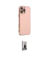 ieg™ iPhone 16 Pro Max Kılıf Yankı Serisi - Siyah Bilvis Hayalet Cam Ekran Koruyucu