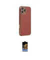ieg™ iPhone 16 Pro Max Kılıf Yankı Serisi - Siyah Buffer Hayalet Cam Ekran Koruyucu