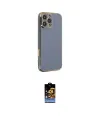 ieg™ iPhone 16 Pro Max Kılıf Yankı Serisi - Siyah Buffer Hayalet Cam Ekran Koruyucu
