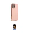 ieg™ iPhone 16 Pro Max Kılıf Yankı Serisi - Siyah Buffer Hayalet Cam Ekran Koruyucu