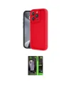 ieg™ iPhone 16 Pro Max Kılıf Yankı Yansıma Özel Seri - Şeffaf 360 Full Body Arka Koruyucu