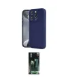 ieg™ iPhone 16 Pro Max Kılıf Yankı Yansıma Özel Seri - Siyah 360 Mat Full Body Arka Koruyucu