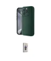 ieg™ iPhone 16 Pro Max Kılıf Yankı Yansıma Özel Seri - Siyah Bilvis 3D Cam Ekran Koruyucu