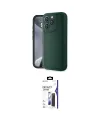 ieg™ iPhone 16 Pro Max Kılıf Yankı Yansıma Özel Seri - Siyah Bilvis 3X AR Hayalet Cam Ekran Koruyucu