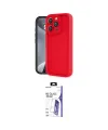 ieg™ iPhone 16 Pro Max Kılıf Yankı Yansıma Özel Seri - Siyah Bilvis 3X AR HD Cam Ekran Koruyucu