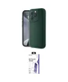 ieg™ iPhone 16 Pro Max Kılıf Yankı Yansıma Özel Seri - Siyah Bilvis 3X AR HD Cam Ekran Koruyucu