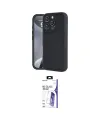 ieg™ iPhone 16 Pro Max Kılıf Yankı Yansıma Özel Seri - Siyah Bilvis 3X AR HD Cam Ekran Koruyucu